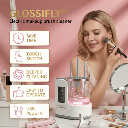 GLOSSIFLY™ Electric makeup brush cleaner - Your Beauty, Your Confidence - by GlossiFly