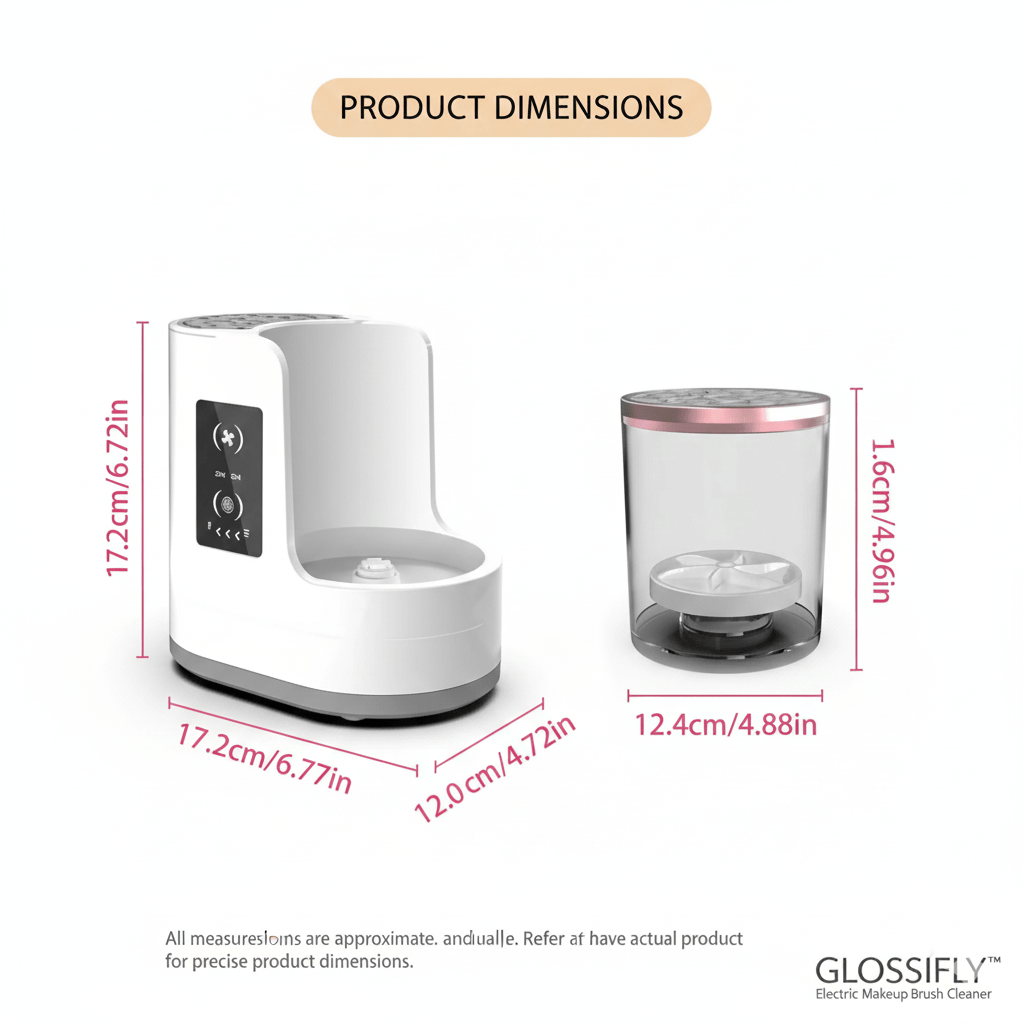 GLOSSIFLY™ Electric makeup brush cleaner - Your Beauty, Your Confidence - by GlossiFly