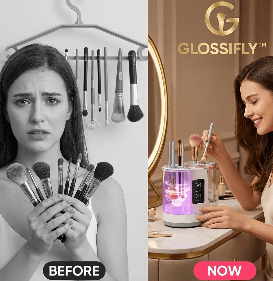 GLOSSIFLY™ Electric makeup brush cleaner - Your Beauty, Your Confidence - by GlossiFly