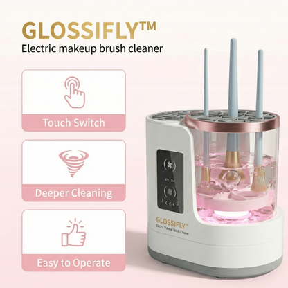 GLOSSIFLY™ Electric makeup brush cleaner - Your Beauty, Your Confidence - by GlossiFly