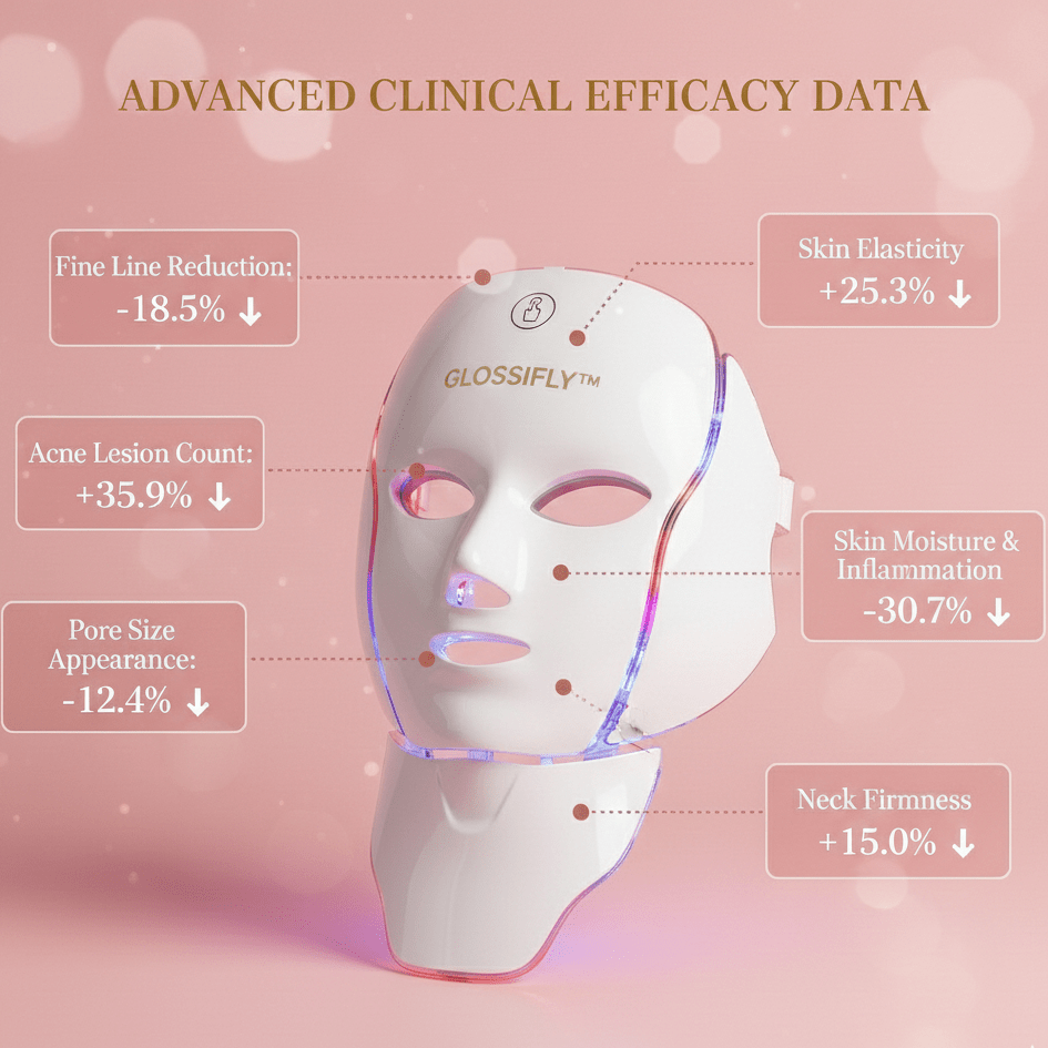 GLOSSIFLY™ LED Facial Mask - Your Beauty, Your Confidence - by GlossiFly