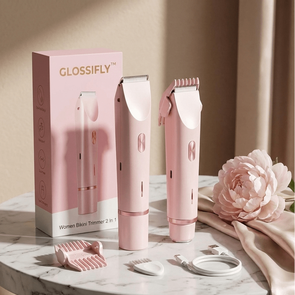 GLOSSIFLY™ Women Bikini Trimmer 2 In 1 - Your Beauty, Your Confidence - by GlossiFly