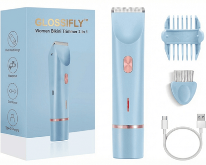 GLOSSIFLY™ Women Bikini Trimmer 2 In 1 - Your Beauty, Your Confidence - by GlossiFly